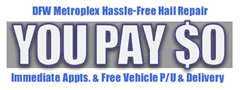 DFW Metroplex Hassle-Free Hail Repair